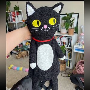 Black cat backpack